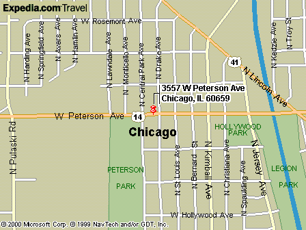 Map by Microsoft Expedia Maps