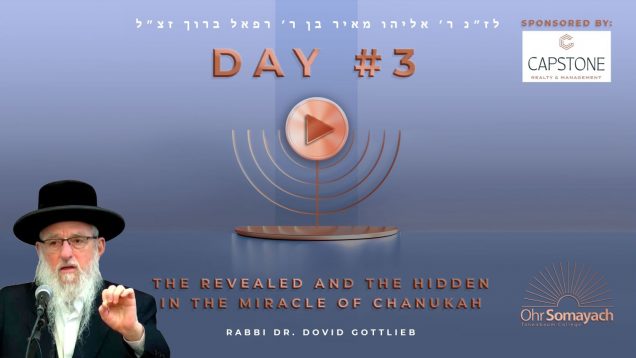 The Revealed and the Hidden in the Miracle of Chanuka (PhD NEW)
