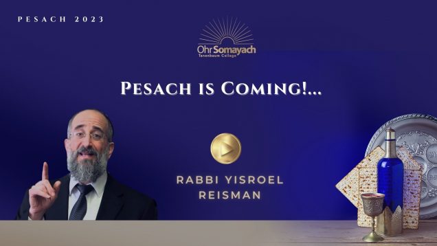 Pesach is Coming