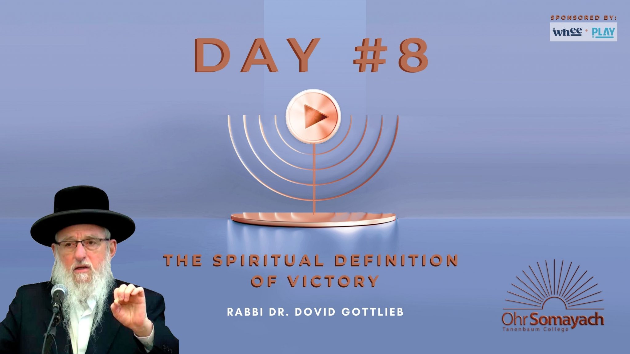 The Flame In The Lamp Rabbi Dr Dovid Gottlieb Video