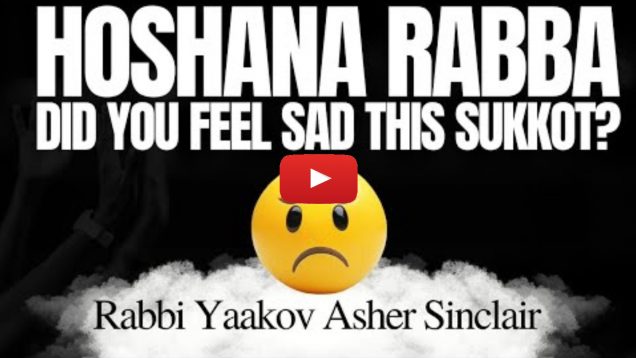 Did You Feel Sad This Sukkot?