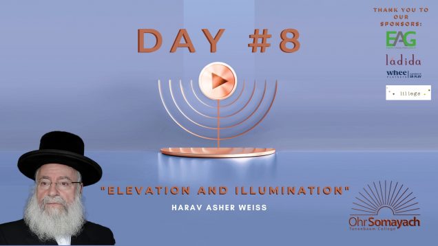 Elevation and Illumination – Harav Asher Weiss
