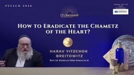 How to Eradicate the Chametz of the Heart? – Pesach 2026