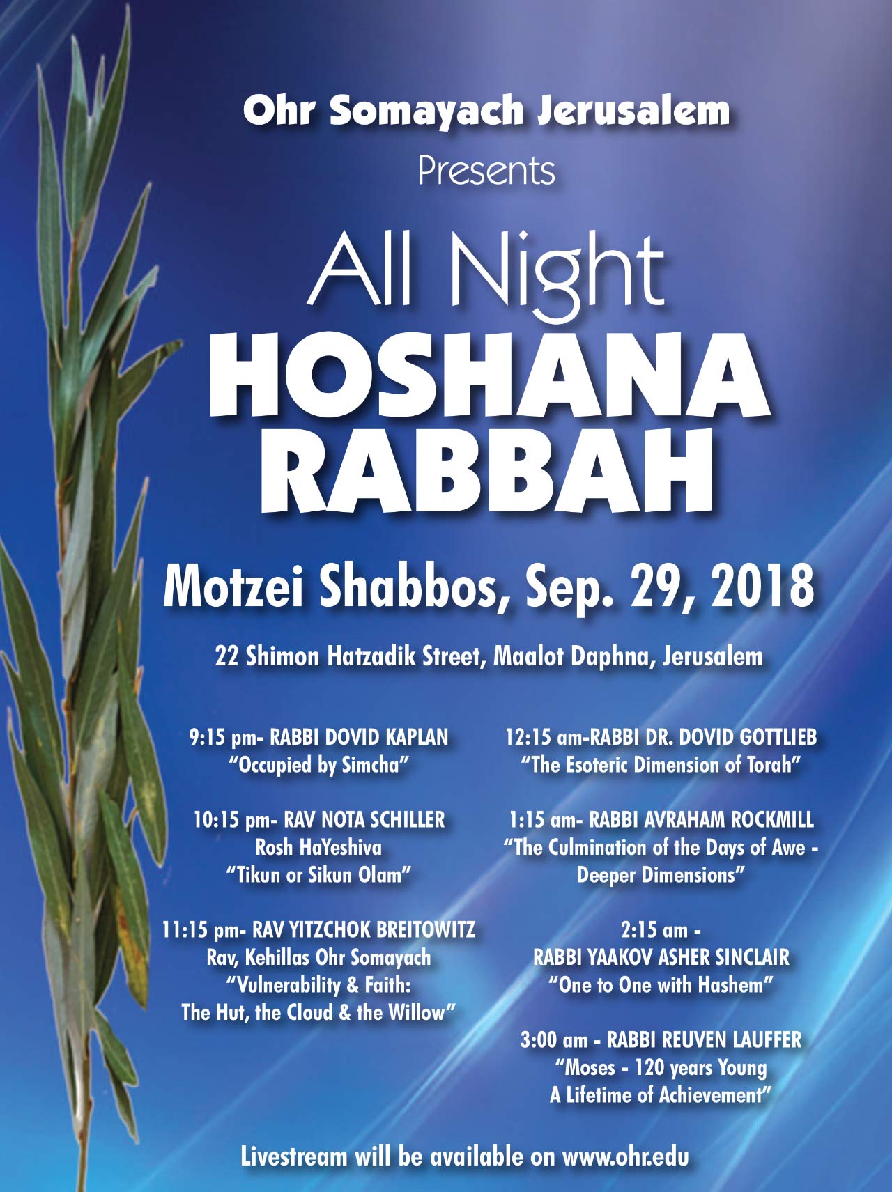 Hoshanah Rabbah